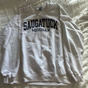 White Saugatuck, MI crewneck